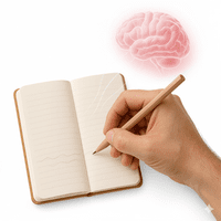 Icono realista mano y cerebro conectados